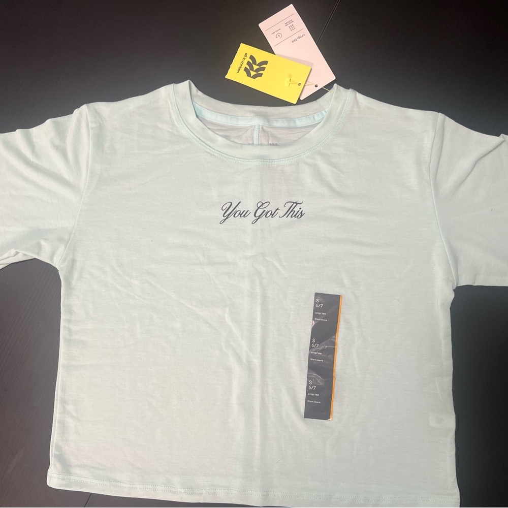 All in motion Kids Mint Green Size 6-7 kids T-Shirt - 'You Got This'